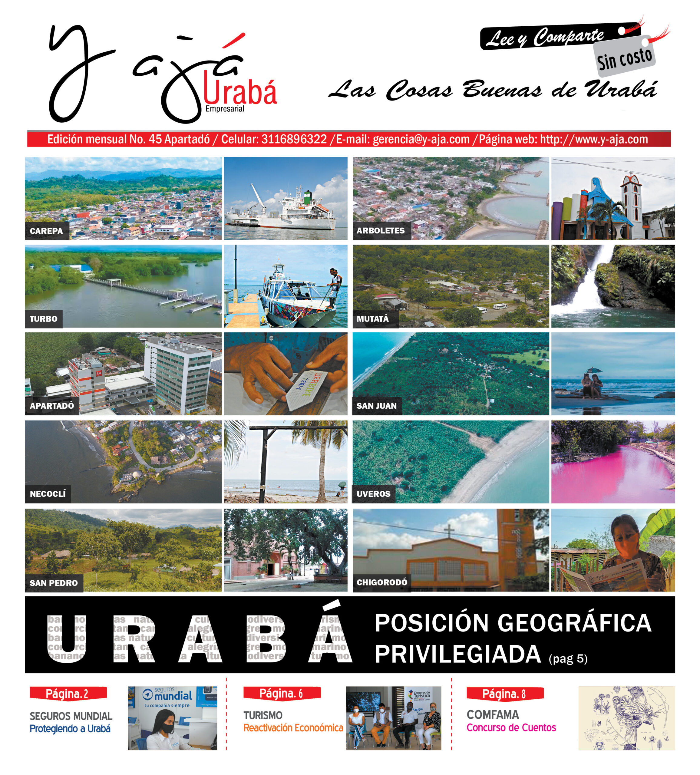 Edición Mensual – REVISTA: ¡Y AJÁ! URABÁ – OCTUBRE 2.020