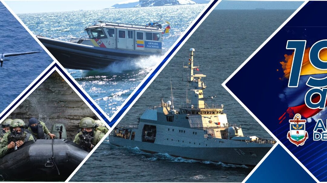 La armada nacional celebra 198 años de servicio y protección de las zonas marítimas de nuestro país
