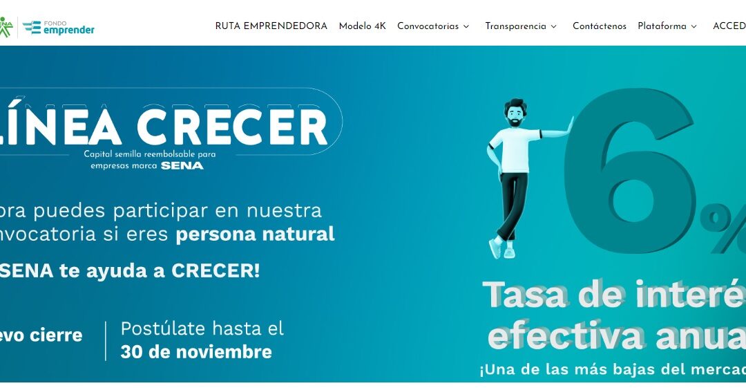 Emprendedor: Si tu emprendimiento está en etapa temprana, puedes acceder al capital semilla reembolsable del Fondo Emprender